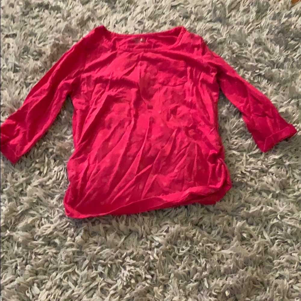 Worn once girls 3/4 sleeve Tee